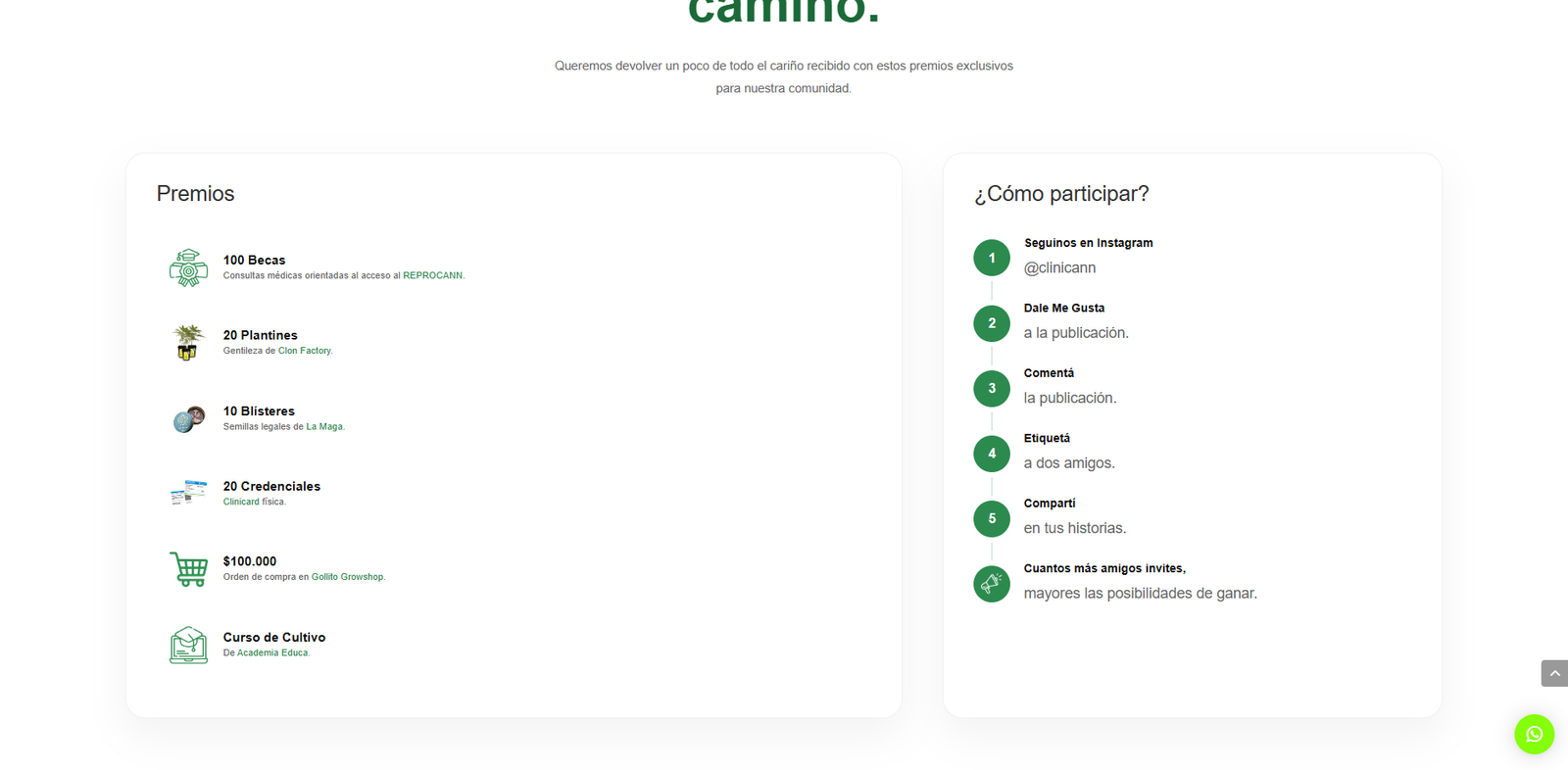Clinicann 100K - Testimonios e Hitos
