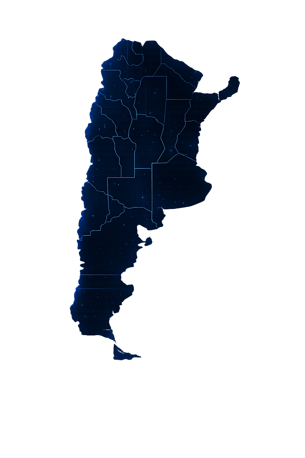 Mapa interactivo de presencia en Argentina