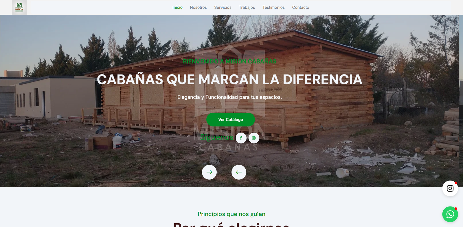 Misión Cabañas - Constructora